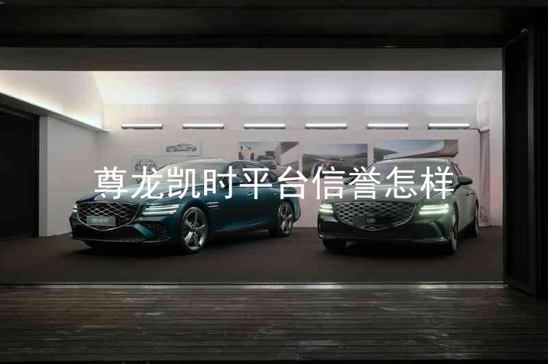 尊龙凯时平台信誉怎样